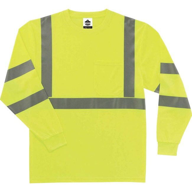 Ergodyne T-Shirt Long Sleeve M Lime EGO21703