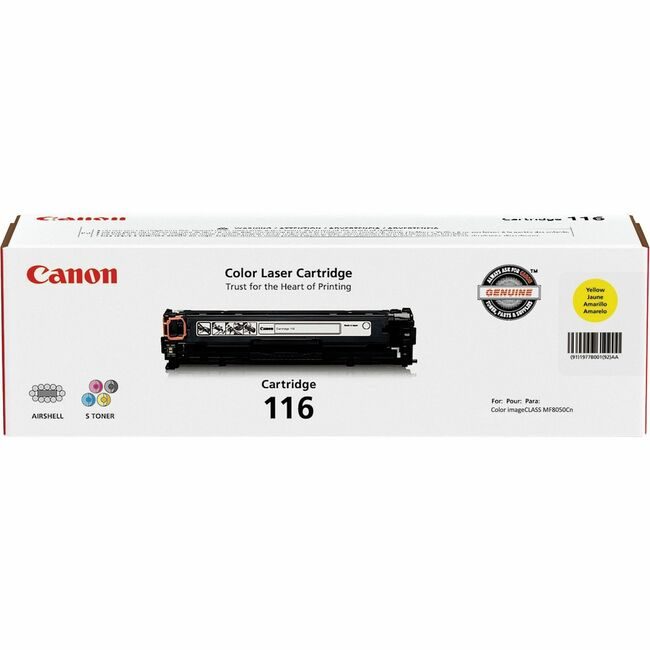 Canon U.S.A. Crtdg Laser Yw CNMCRTDG116-YW