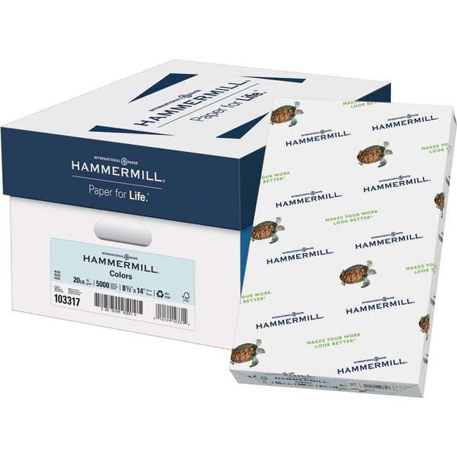 Sylvamo / Hammermill Paper Copy 20# 8.5X14 Blue HAM103317CT
