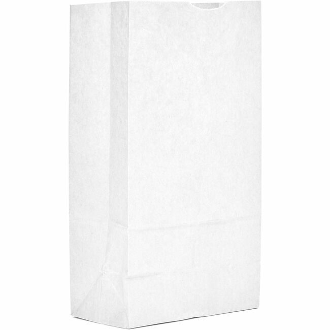 AJM Packaging Corporation Bag Paper 12# White AJMWB12NP5CES