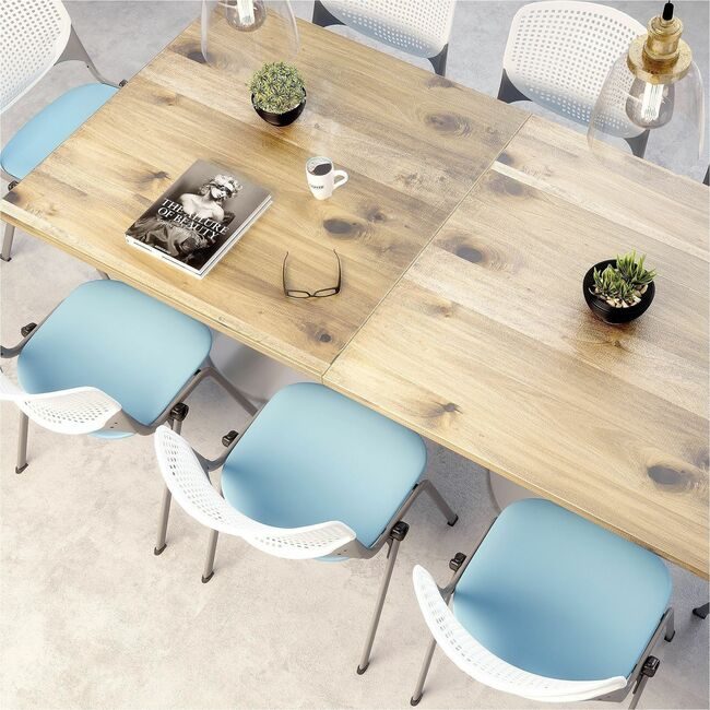 KFI Seating Table Sqr 30X30X29 Barnwood KFI30S917BKLTB