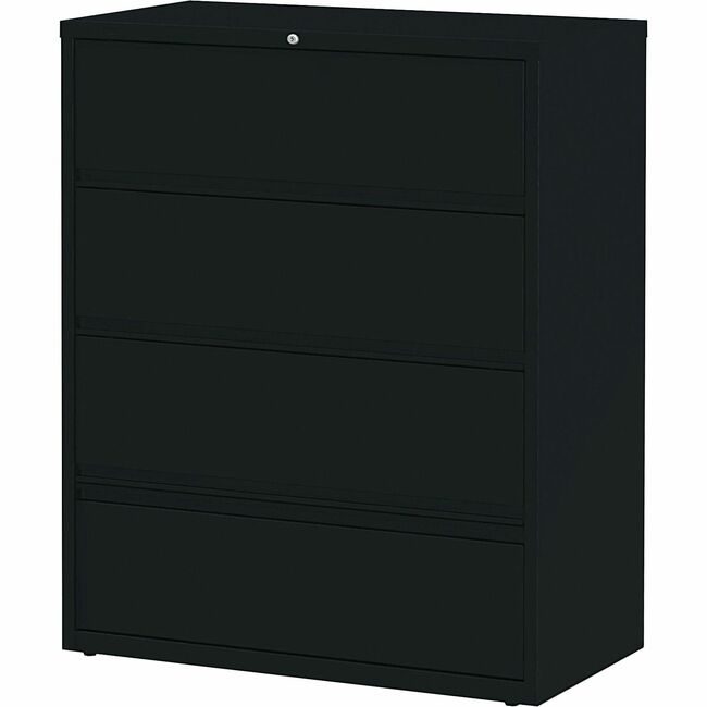 Lorell File Lat Rcd 4-DWR Black 42" LLR43515