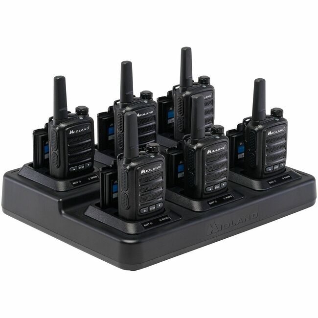 Midland Radio Busn 6PK & GANG CHRGR MROBR10X6