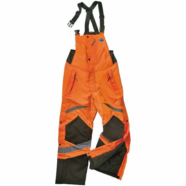 Ergodyne Bibs Insulated Orange L EGO25634
