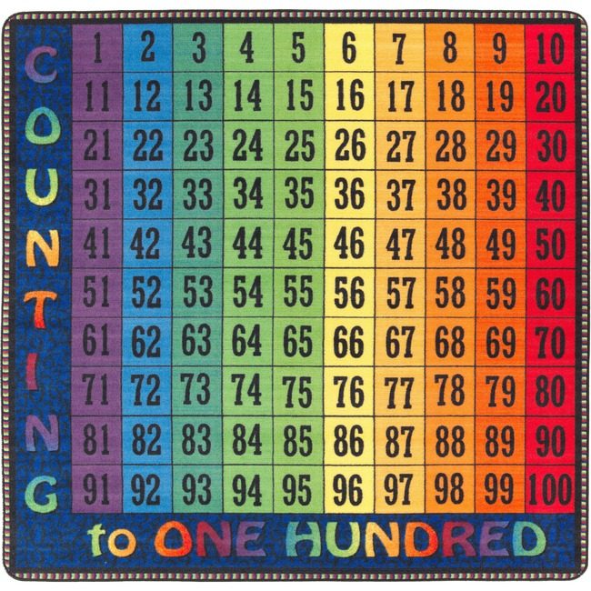 Flagship Carpets Rug COUNTING TO 100 12X12 FCIFE222-70A