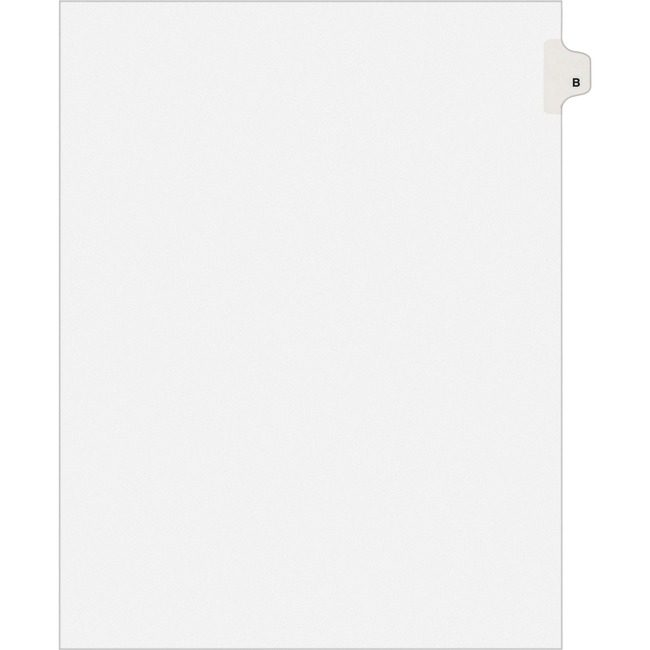 Avery Products Corporation Dividers Index Sidetab B AVE01402