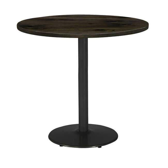 KFI Seating Table Round 36X36X38 Barnwd KFI36R922BK38LB