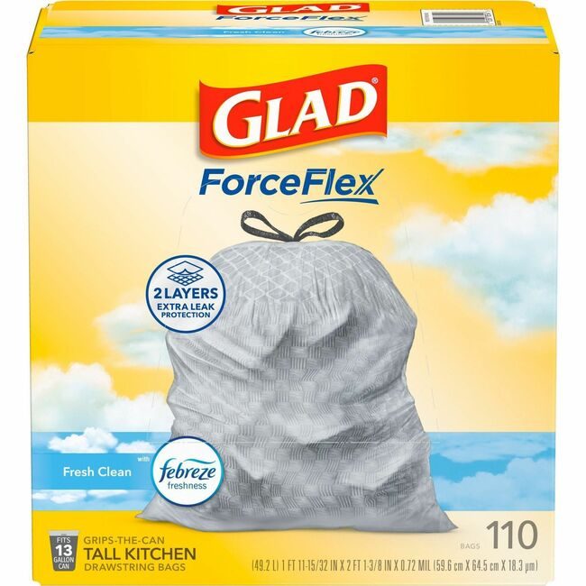 CloroxPro / Clorox The Clorox Company CloroxPro / Bag Kitc Frshodrs 13GL 110 CLO78563