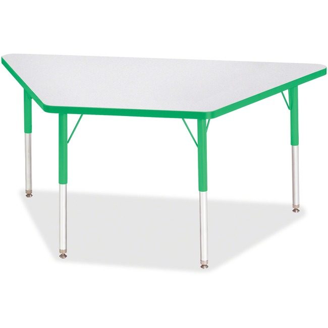 Jonti-Craft, Inc. Table Trapezoid 30X60 Gy/Gn JNT6443JCA119
