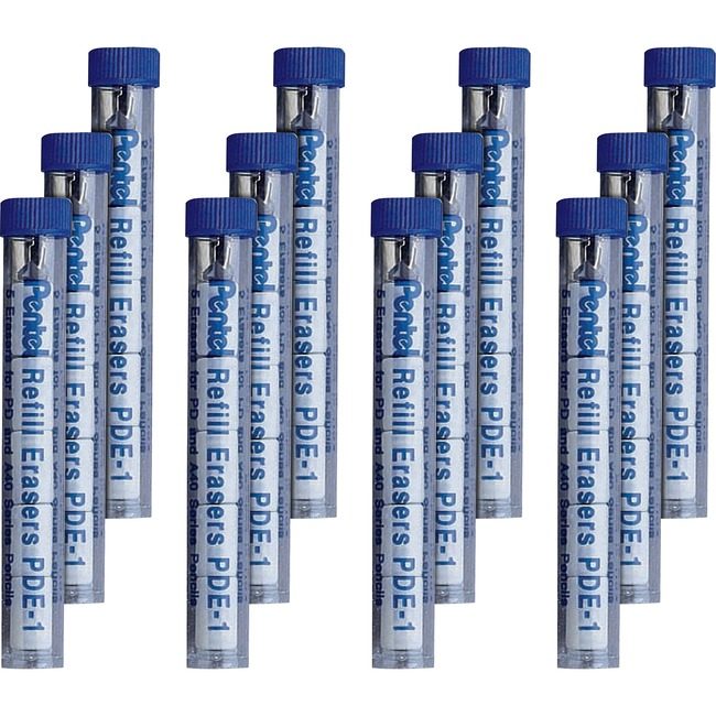 Pentel of America Eraser Refill Pencil 5PC PENPDE1BX