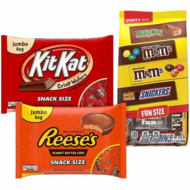 Varies / verify SKU SKU-LEVEL VERIFICATION REQUIRED Candy Hershy Mars Asst 3 Pack GRR60004179