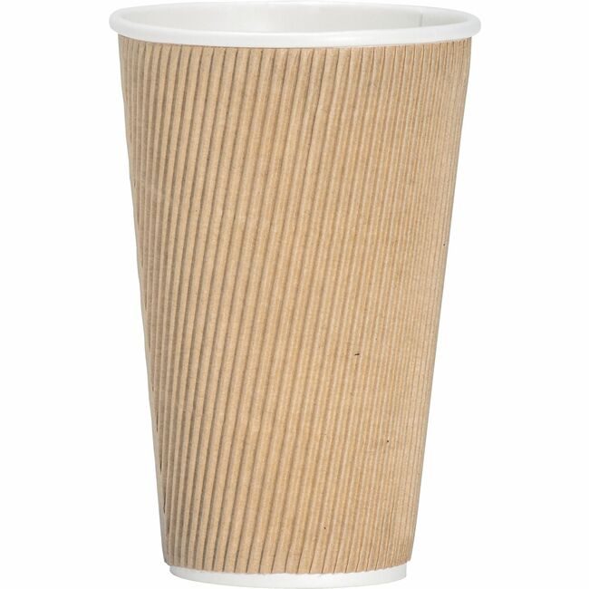 Genuine Joe Cup Ripple Hot 16OZ GJO11257BD
