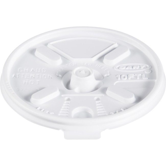 Dart Container Corporation Lid Cup Foam F/10OZ DCC10FTL