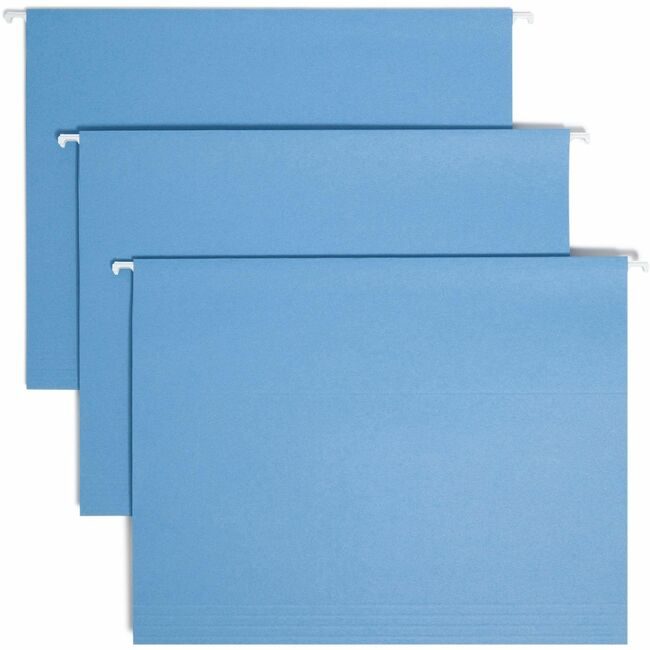 Smead Manufacturing Co. Folder Hanging Letter 1/5 Blue SMD64060