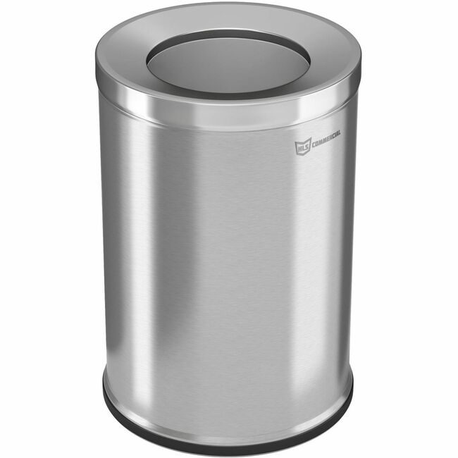 HLS Commercial Trashcan Opentop Stainless HLCHLSC05G26