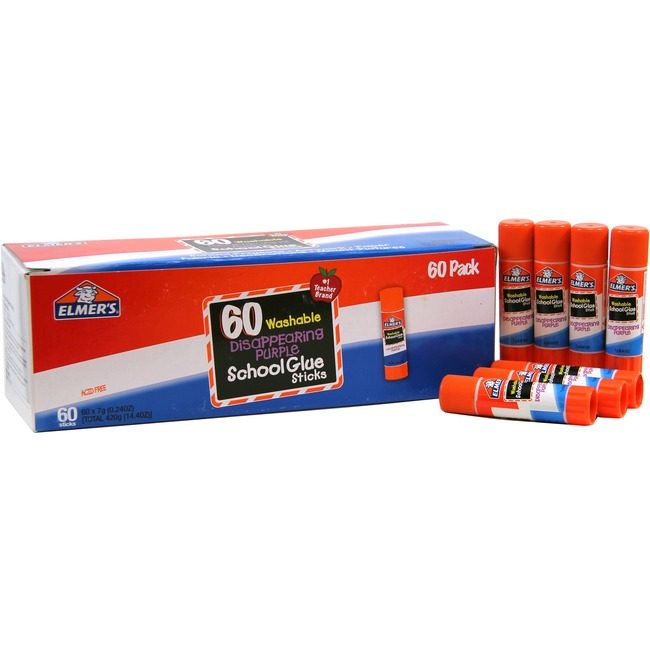 Newell Brands Elmer's / X-Acto Glue Sticks Purp 60 Count 7G EPIE503