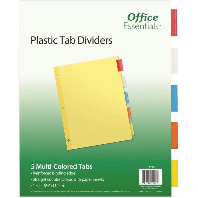 Avery Products Corporation Index Insert Econ 5TAB AVE11465