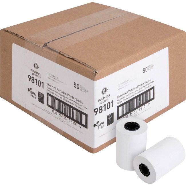 Business Source Rolls Therm 2 1/4"X55 50 Count BSN98101