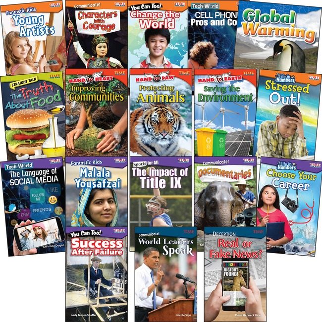Teacher Created Materials / Shell Education Book Sel GR4-5 18-BOOK Set SHL121686