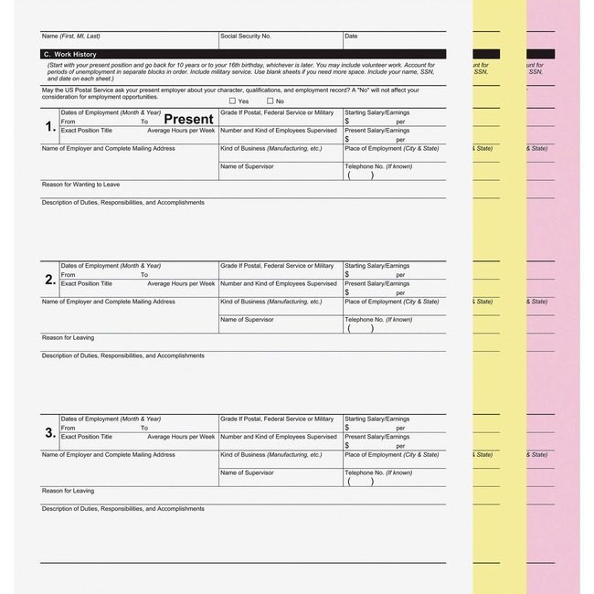 Iconex Paper Carbonless 3-PART ICX90771008