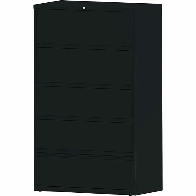 Lorell File Lat Rcd 5-DWR Black 42" LLR43517