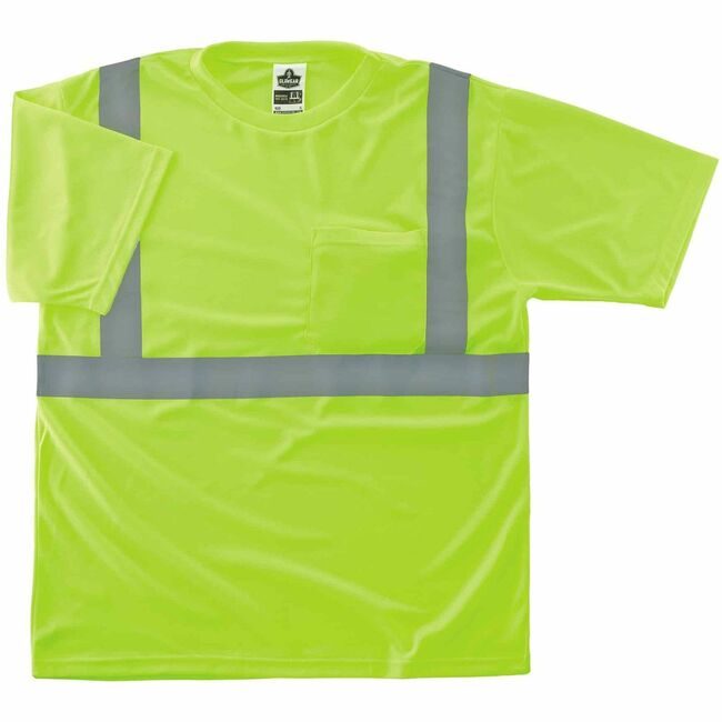 Ergodyne Shirt Work Recycled Lime 2X EGO21536