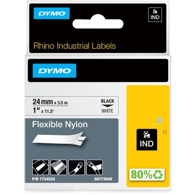 Newell Brands DYMO Label Rhino 1"X11.5NYL FLX DYM1734524