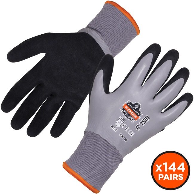 Ergodyne Glove Coated Wp Work S Gray EGO17932