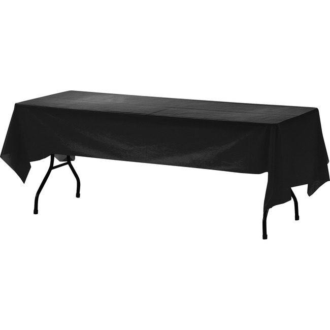Genuine Joe Tablecover Plastc 54X108 Bl GJO00068CT