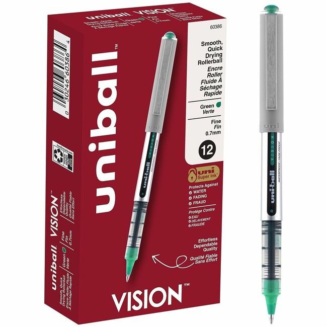 Mitsubishi Pencil Co. / uni-ball Pen Vision 0.7MM Green UBC60386