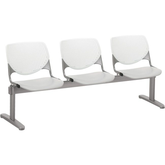 KFI Seating Beamseat 3SEAT White/Gray KFI2300BEAM3813