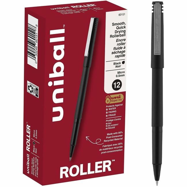 Mitsubishi Pencil Co. / uni-ball Pen Roller 0.5MM Black UBC60151