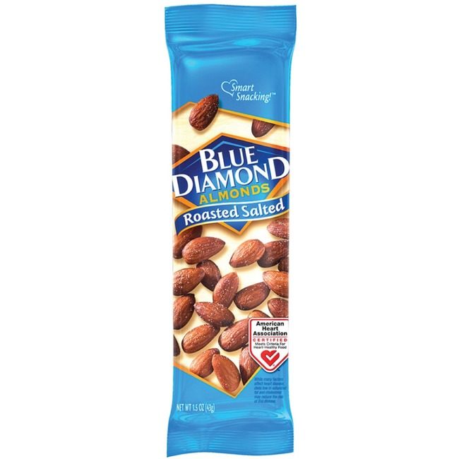 Blue Diamond Growers Almonds Rstd Saltd 1.5Z 12C BLE5180