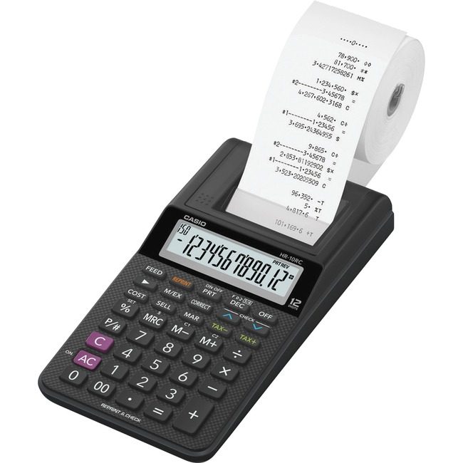 Casio Calc Printng 12 DIGIT CSOHR-10RC
