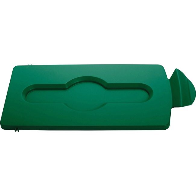 Rubbermaid Commercial Products Lid Closed Slimjim Green RCP2007884