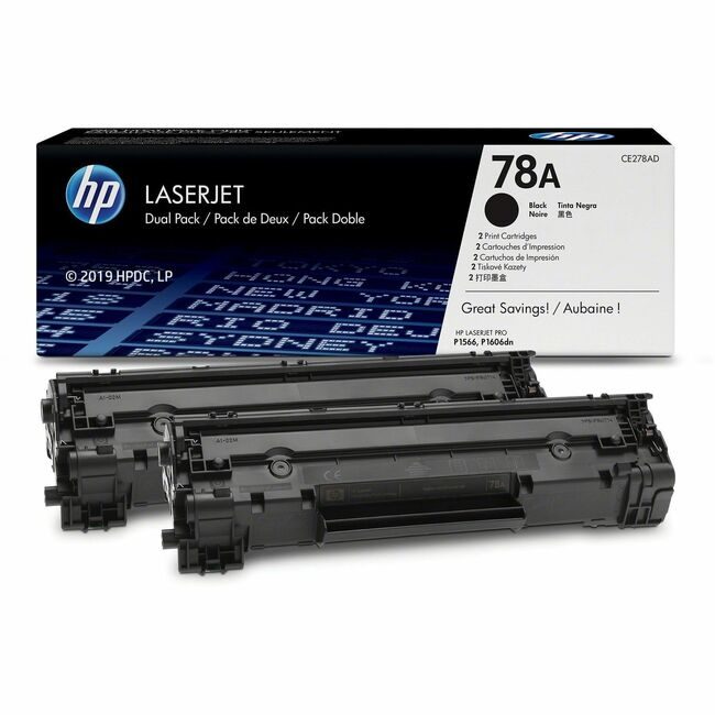 HP Inc. / Hewlett-Packard Crtdg LJ 78A Black 2 PK HEWCE278AD