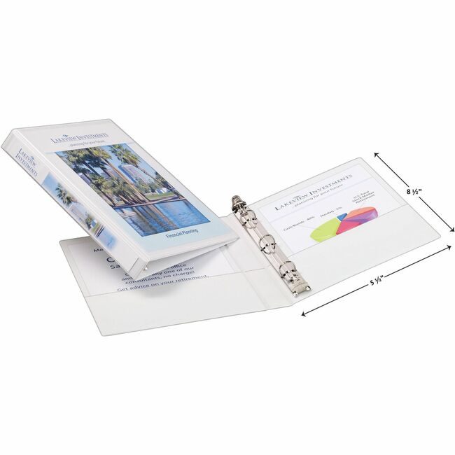 Avery Products Corporation Binder Mini 1" White 175PGS AVE27726