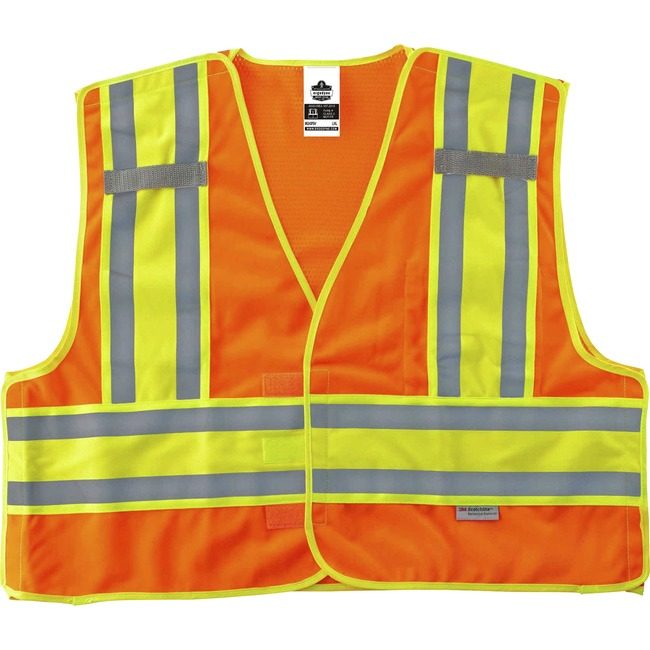Ergodyne Public Sfty Vest 2X/3X Orng EGO23387