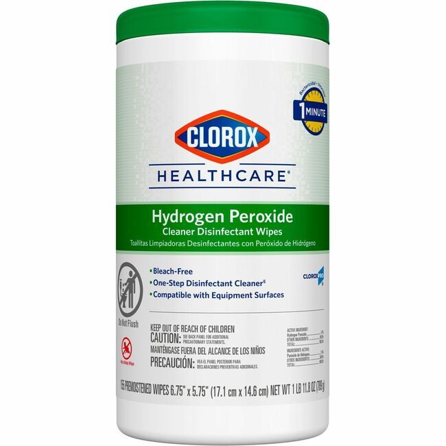 CloroxPro / Clorox The Clorox Company CloroxPro / Wipes Dsfct Hperox 155 Count CLO30825
