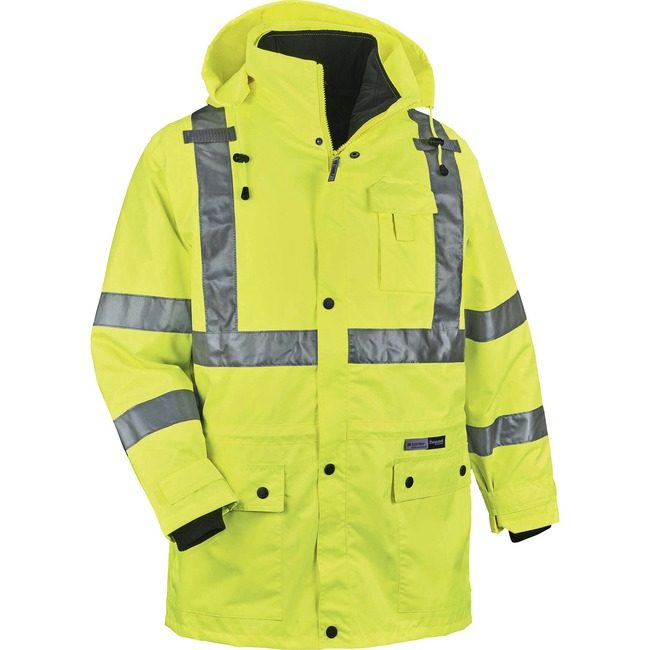 Ergodyne Jacket 4-IN-1 3X Lime EGO24387