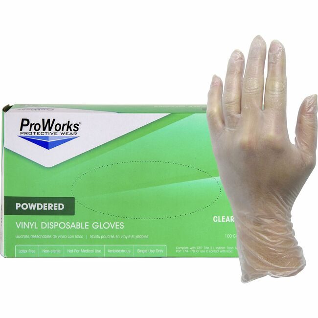 Hospeco Brands Group Glove Vinyl P 3M S HOSGLV103PS