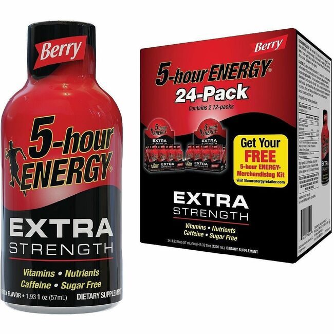 Varies / verify SKU SKU-LEVEL VERIFICATION REQUIRED Drink 5 HR ENERGY BRY 24 Count GRR22000631