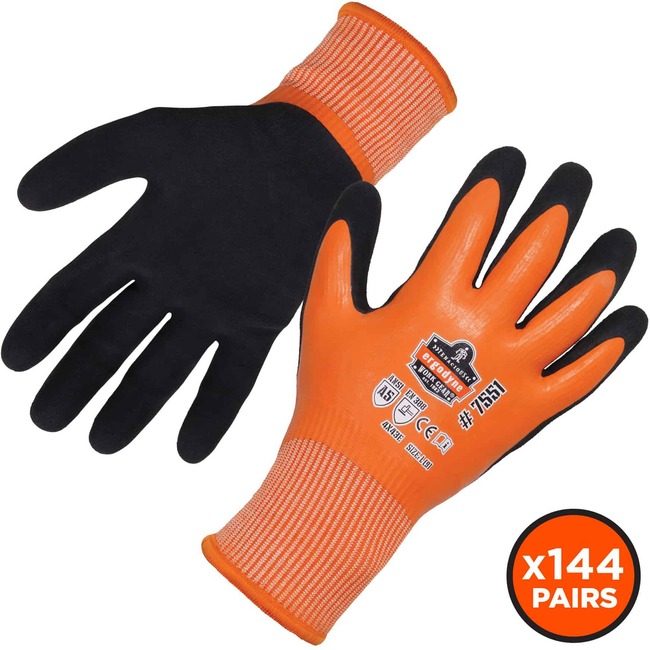 Ergodyne Gloves Cr Wp Work A5 S Orng EGO17992