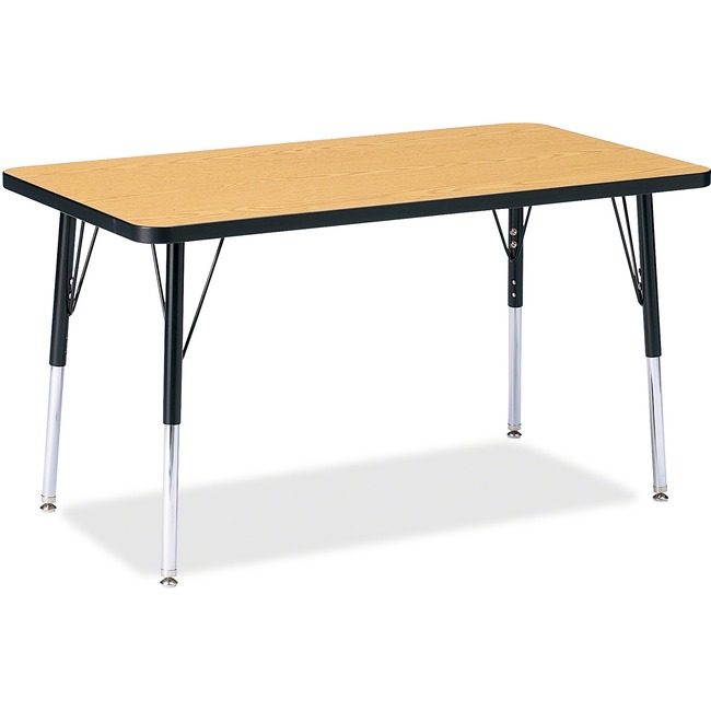 Jonti-Craft, Inc. Table Rectangle 24X36 Ok/Bk JNT6478JCA210