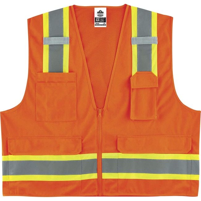 Ergodyne Vest Surveyors L/Xl Orange EGO24065