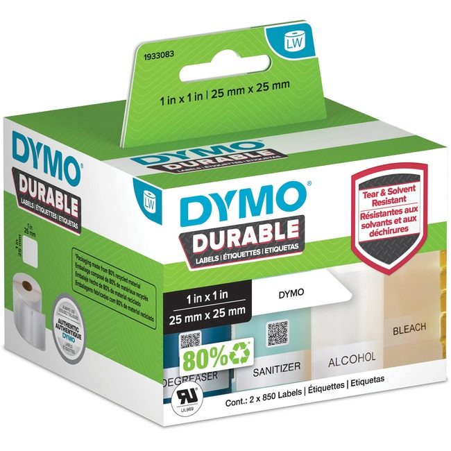 Newell Brands DYMO Label Lw Durable 1"X1" DYM1933083
