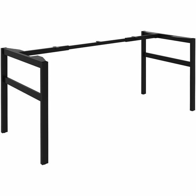 Lorell Leg H St W/Xbar 30X48-72 Black LLR16281