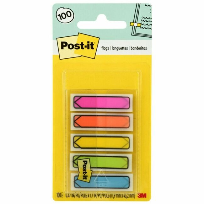 3M Company Flags Arrow 1/2" 100 Brite MMM684ARR2