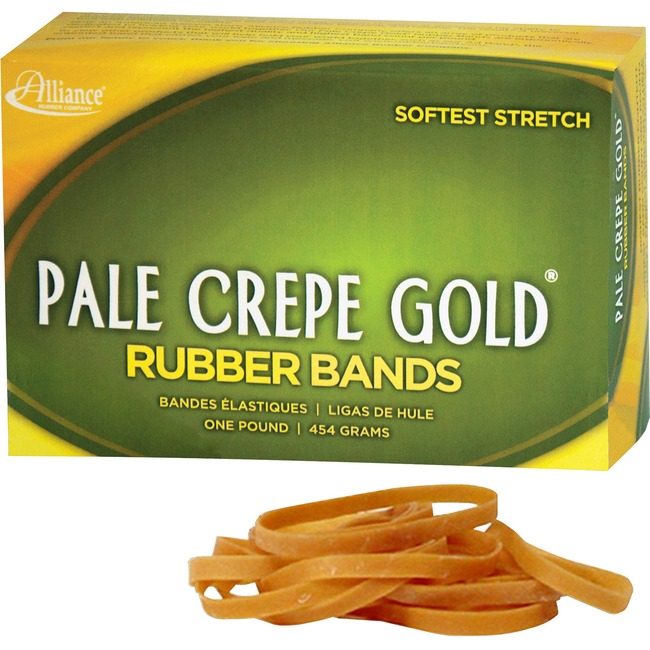 Alliance Rubber Company Rubberbands Crepe #18 1LB ALL20185