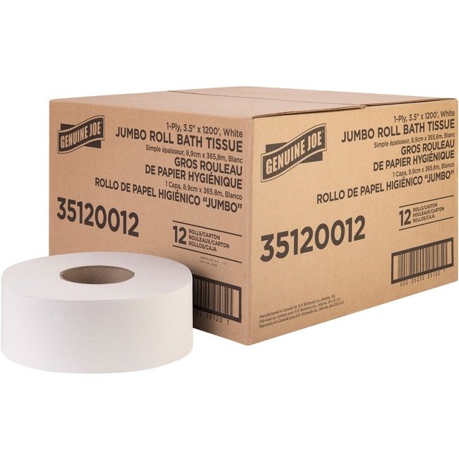 Genuine Joe Tissue Bath Jmb 1PLY 1200 GJO35120012